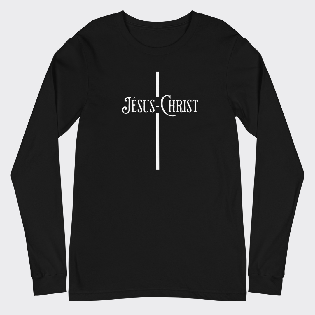 T-shirt Unisexe à Manches Longues "JESUS CHRIST"