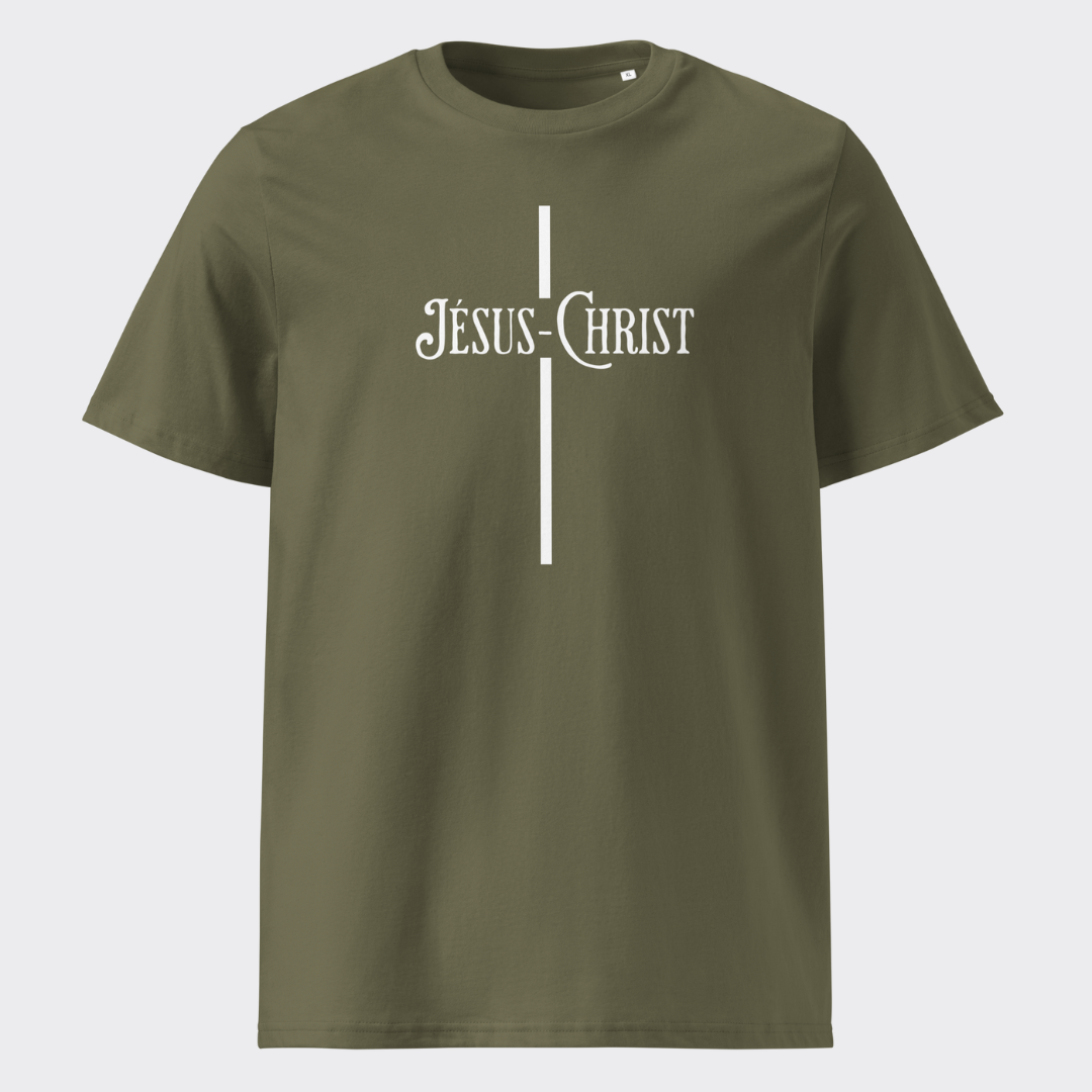 T-shirt unisexe en coton "JESUS CHRIST"